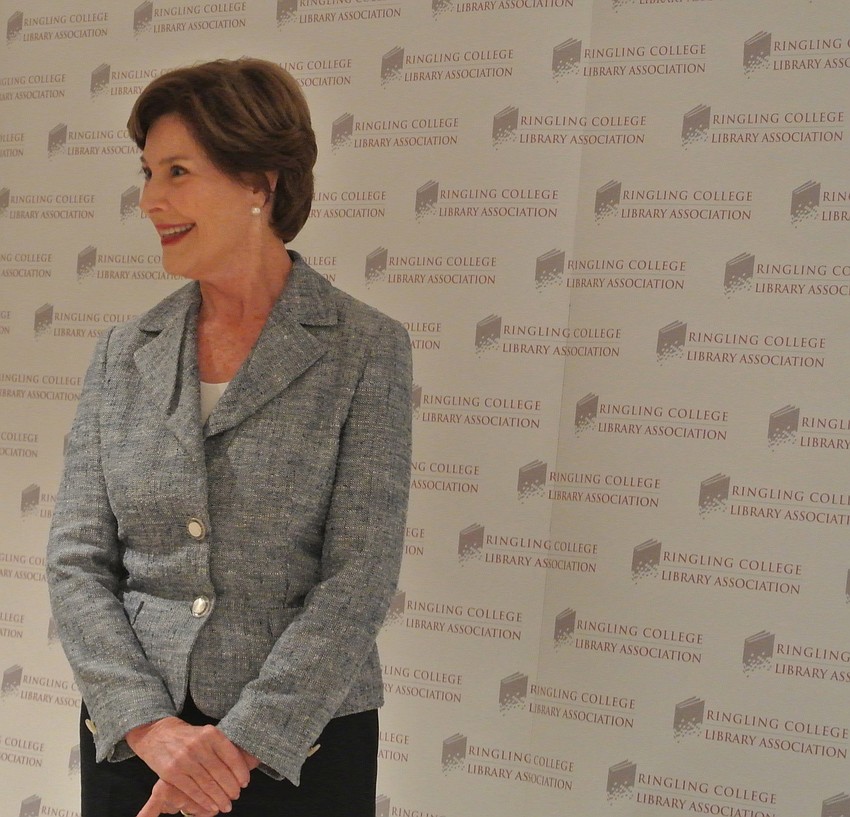 Former first lady Laura Bush