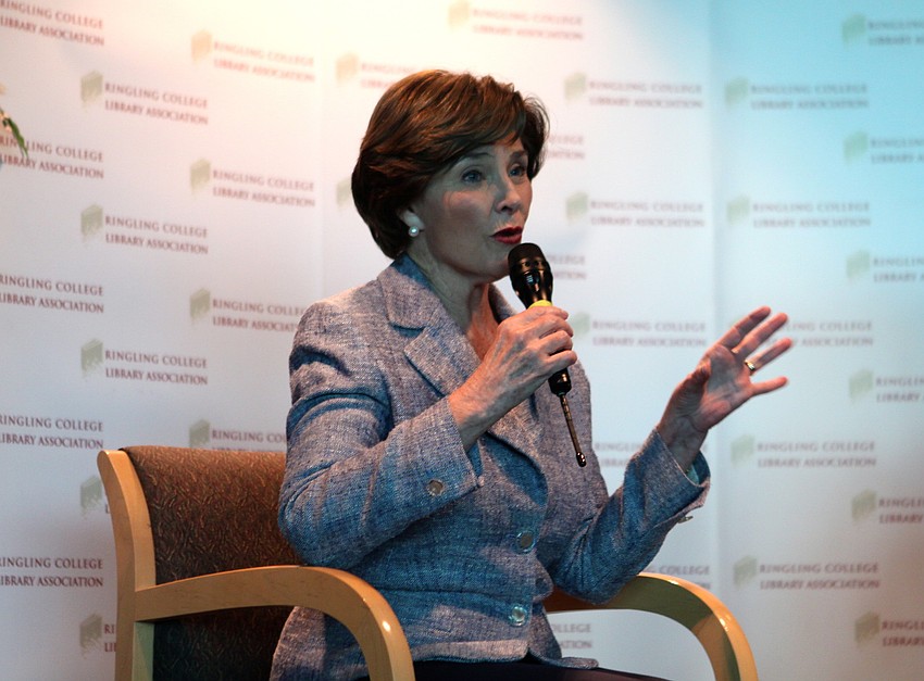 Former first lady Laura Bush