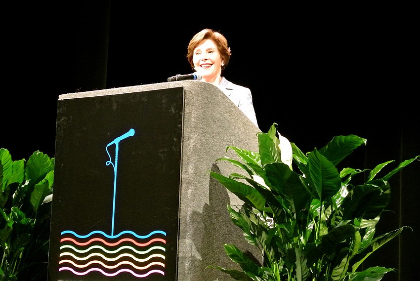 Former first lady Laura Bush