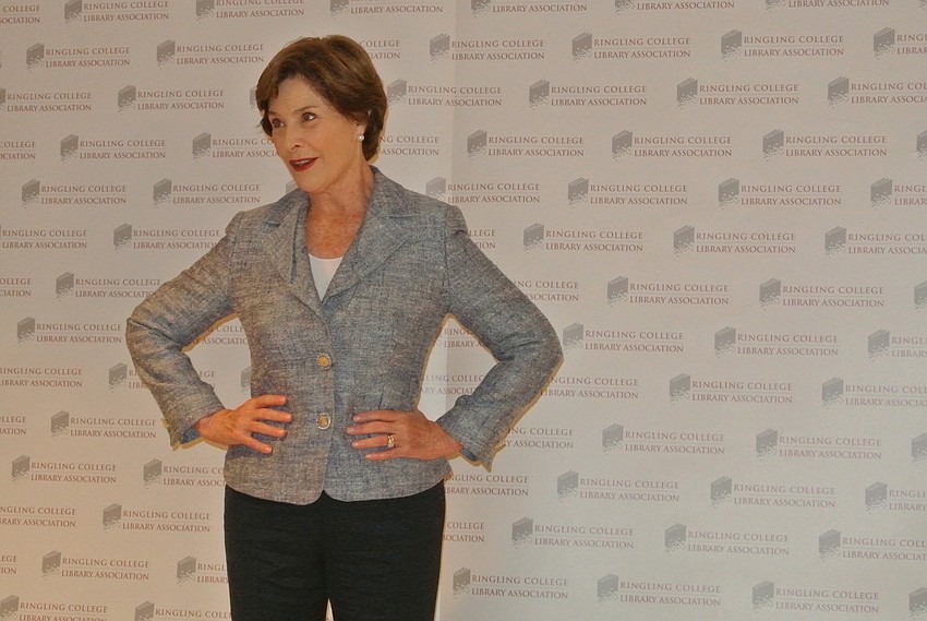 Former first lady Laura Bush