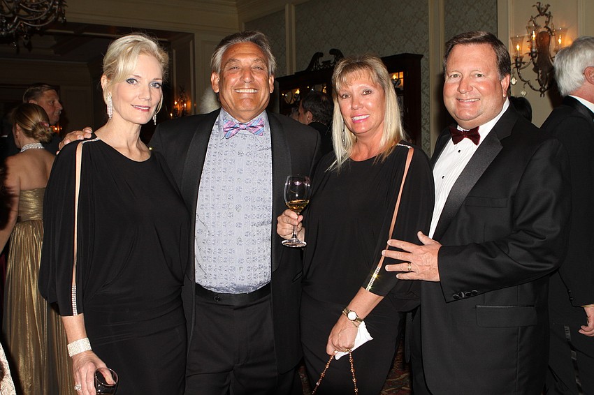 Jean Anne Frazier and Andrew Reuben with Marsha and Rick Crawford