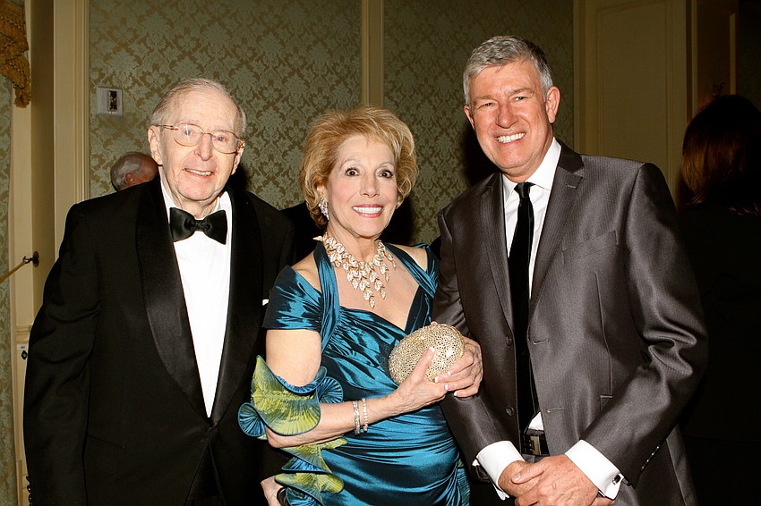 Bob Peterson, Co-Chairwoman Lee Peterson and Michael Edwards