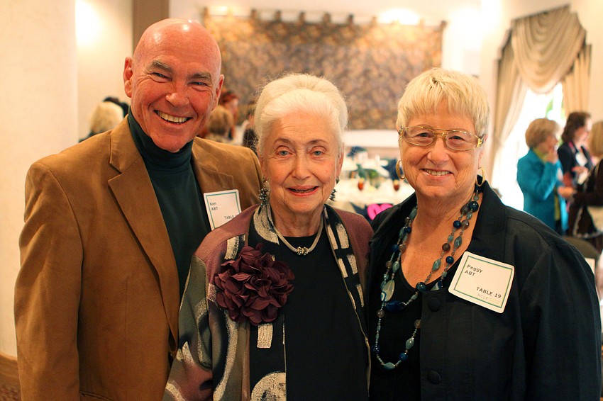 Ken Abt, honoree Eva Slane and Peggy Abt