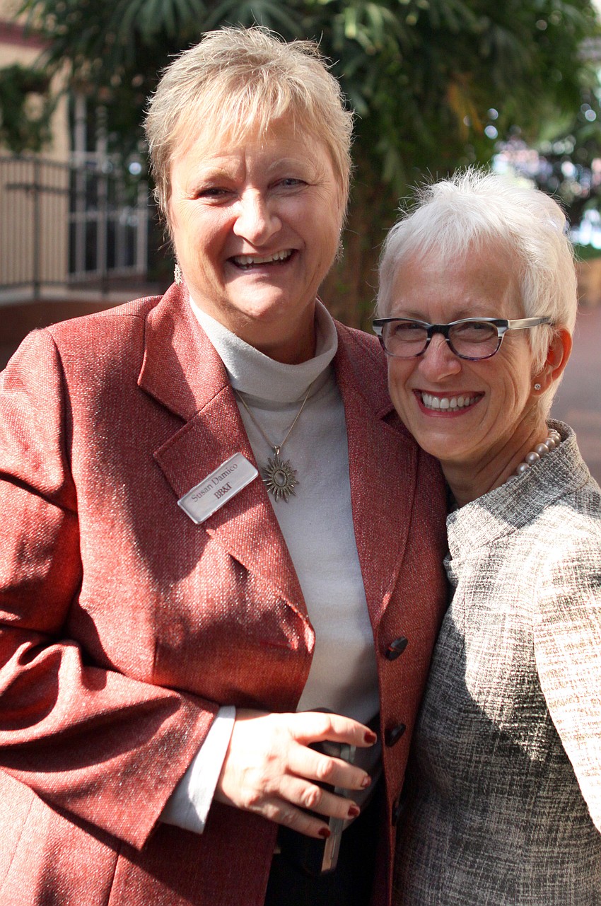 Susan Damico and honoree Betsy Kane-Hartnett