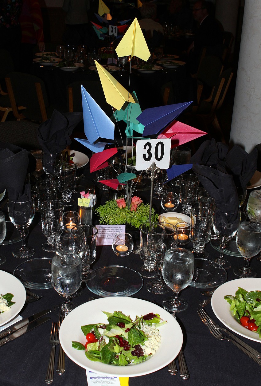 Each table had a beautiful and unique centerpiece created by Victoria Blooms Florists and Floral Design.