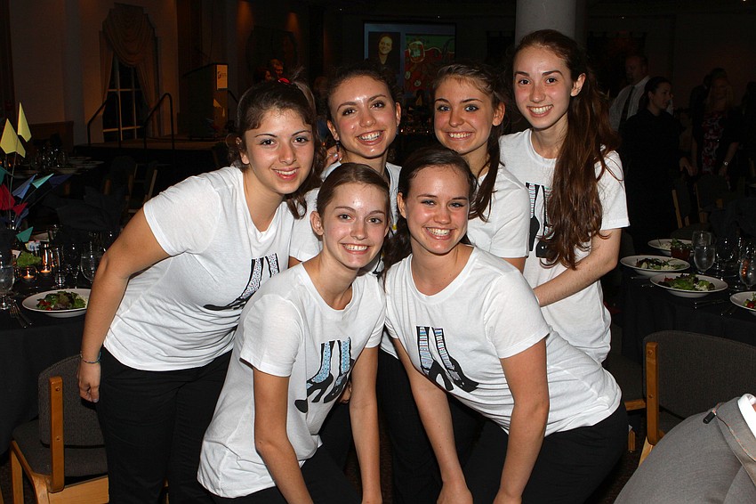 Gina Capozzi, Erica Janko, Jennifer Gerber, Olivia Goodfriend, Amanda Stambrowski and Carolyn Silverman of the Booker High School VPA Dance program.