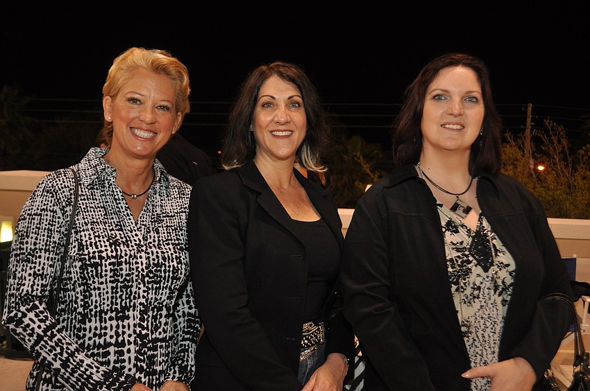 Kathy Herbst, Kristen Nichols and Charlene Thorpe with sponsor ZIIVAA