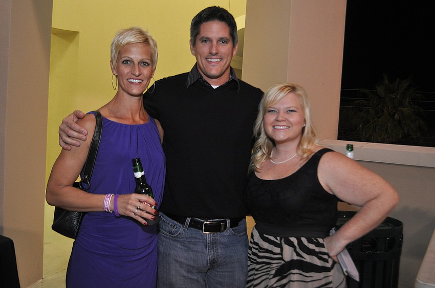 April and Stephen Lee with Emily Potts