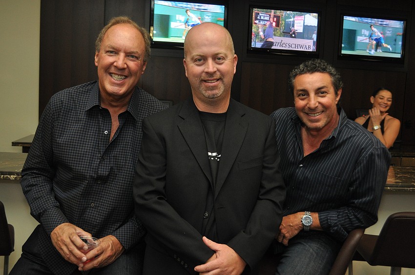 Co-Owner of CafÃ© Palm Kenneth Paslaqua, Co-Director of the Sarasota Open Tony Driscoll and Co-Owner of CafÃ© Palm Raffaele Perna