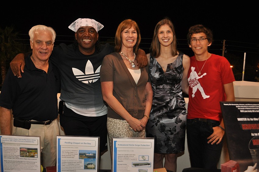 C. Ivan Stoltzfus, Rev. Rickey Russell, Kay Yoder, Cassandra Yoder and Michael Moran with Takingbacklives.org
