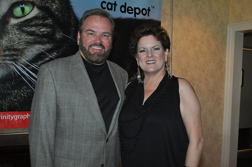 Randolph Locke and Carol Sparrow with OASIS opera for animals