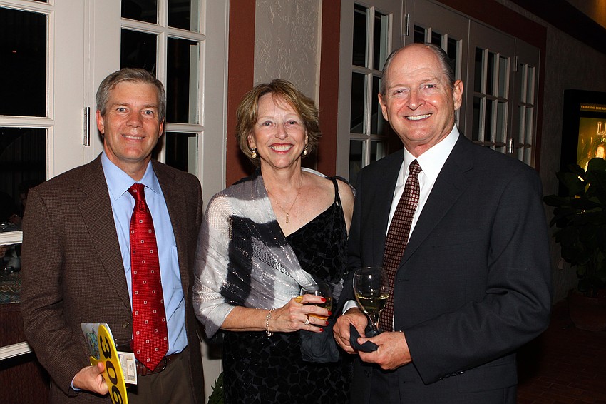 David Sessions with Dr. Carlotta and Dick Cooley