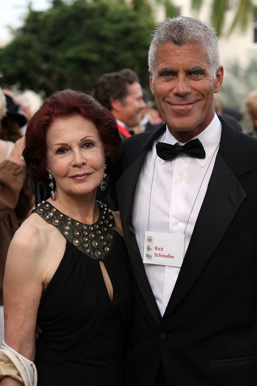 Eileen Schineller with her son, Rich