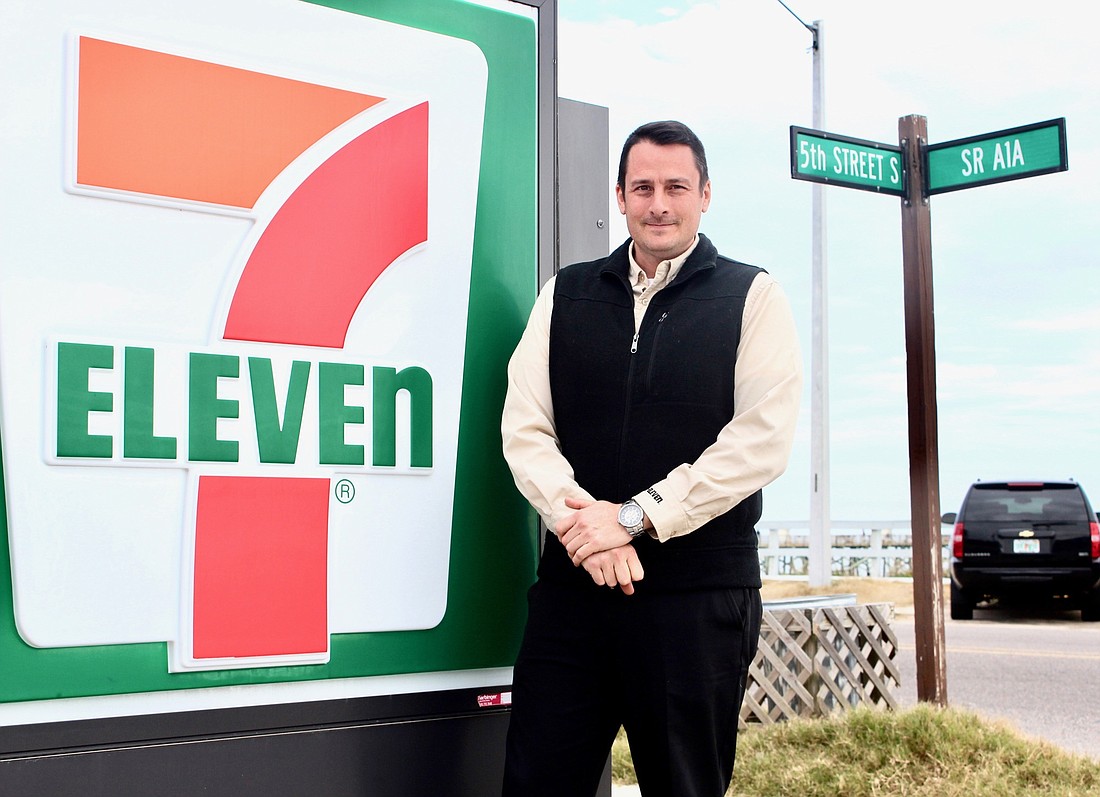 7-Eleven owner and Flagler Beach Commissioner-elect Eric Cooley. Photo by Ray Boone