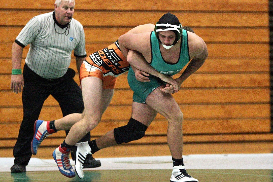FPC's Tyler Irigoyen takes down an opponent. Photo by Ray Boone