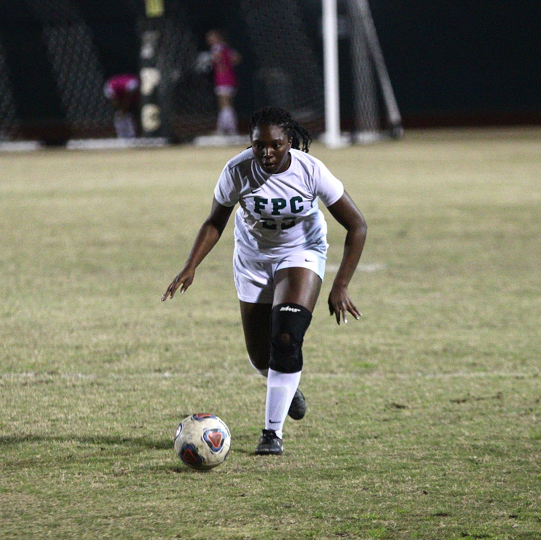 FPC soccer player Jada Cobbett. File Photo