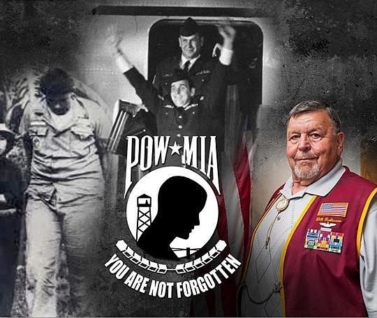 Flagler American Legion Post 115 is sponsoring a visit and speech by Ret. USAF Capt. Bill Robinson, who was the longest held enlisted POW ever in Vietnam for seven and a half years. He's the author of 'The Longest Rescue.'