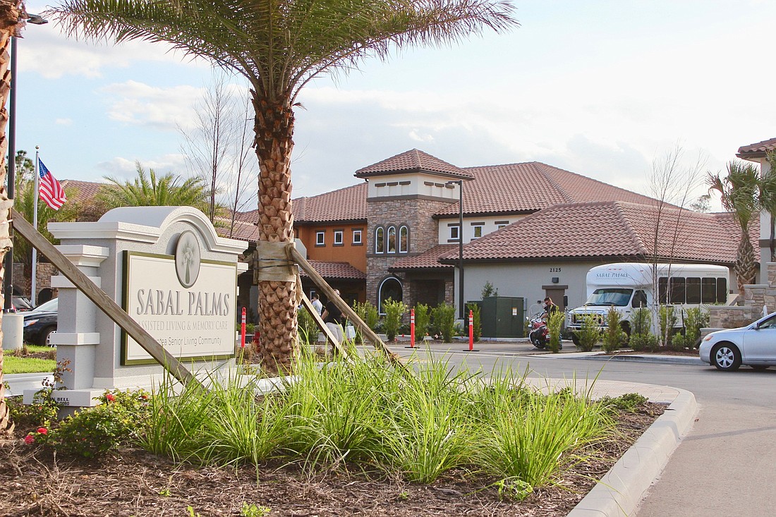 Sabal Palms Assisted Living and Memory Care, located at 2125 Palm Harbor Parkway in Palm Coast. Photo by Ray Boone
