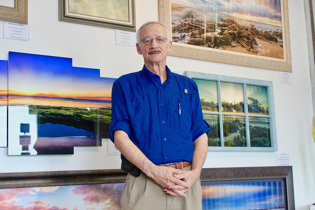 Ocean Art Gallery owner Frank Gromling. Photo by Ray Boone