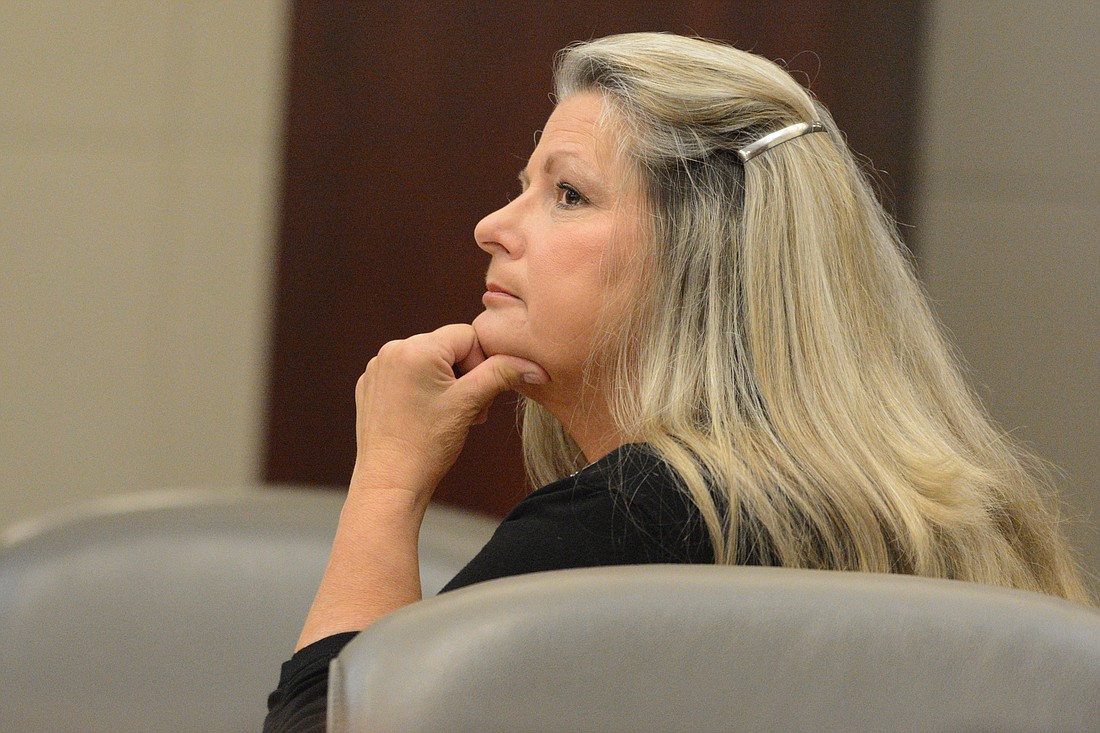 Kimberle Weeks watches during her May 18 sentencing hearing (Photo by Jonathan Simmons)
