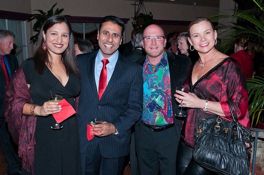Alka & Deepak Nair with Michael & Tina Lepore