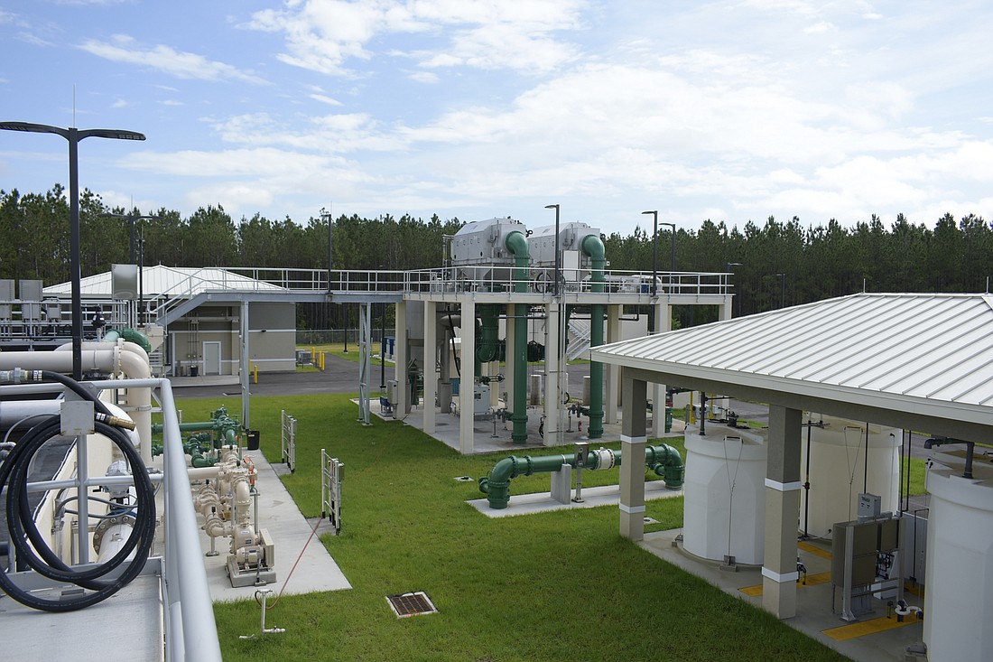 The city of Palm Coast's new Wastewater Treatment Plant 2 adds two million gallons/day capacity and is an Advanced Wastewater Treatment facility. Photo courtesy of Cindi Lane