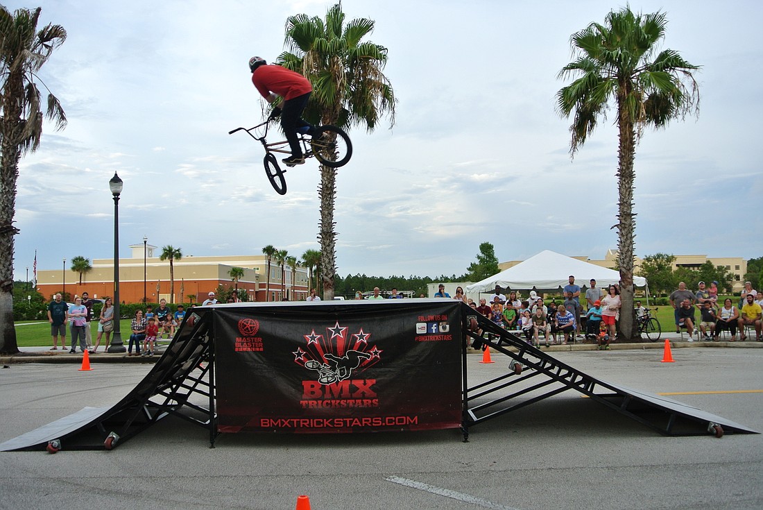 BMX Trickstars will perform at this month's Food Truck Tuesday on July 17. Photo courtesy of the city of Palm Coast
