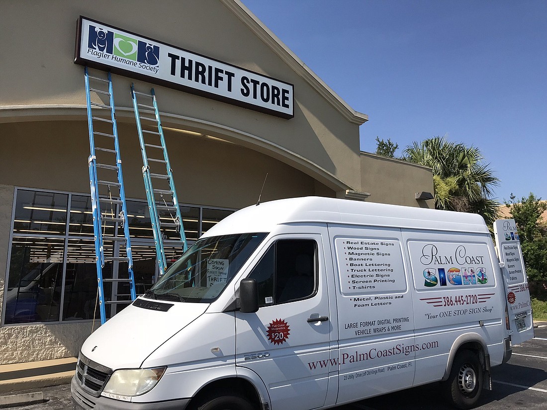 The Flagler Humane Society Thrift Store, which is now located at 480 Palm Coast Parkway SW. Courtesy photo