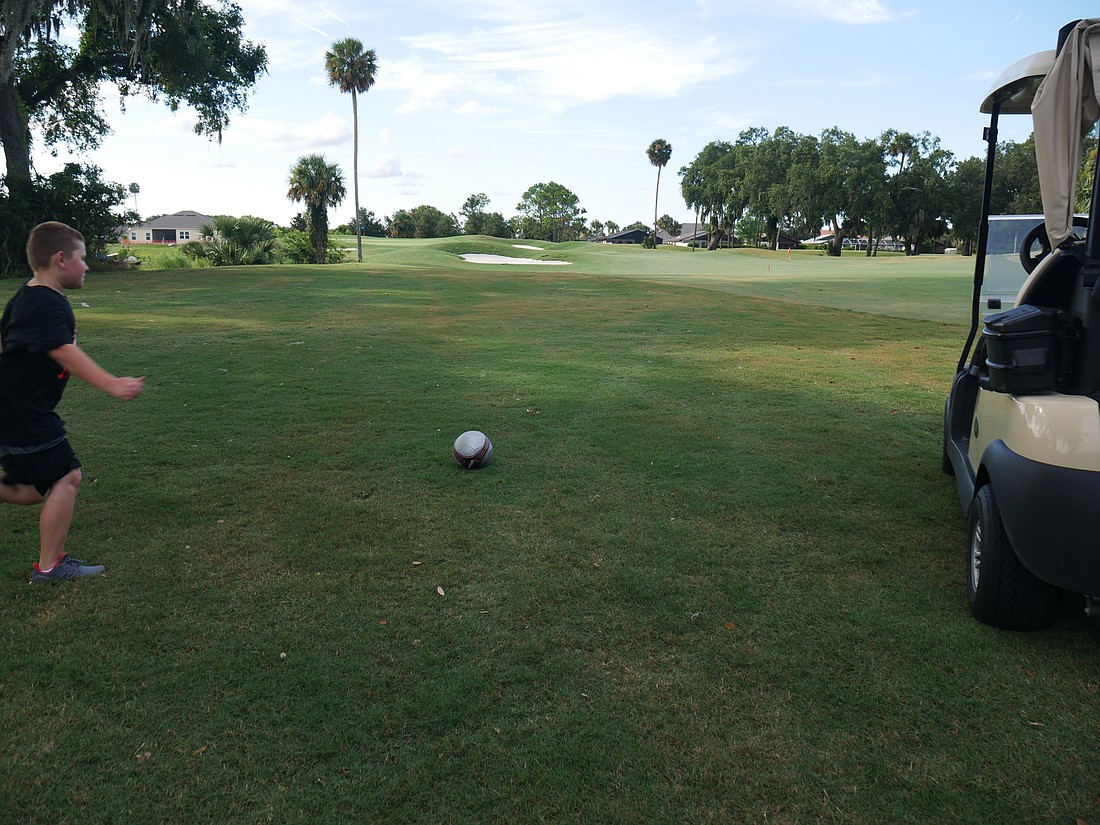 FootGolf will be offered as a regular program at the golf course every Friday, Saturday and Sunday evening, beginning Saturday, Aug. 18. Courtesy photo