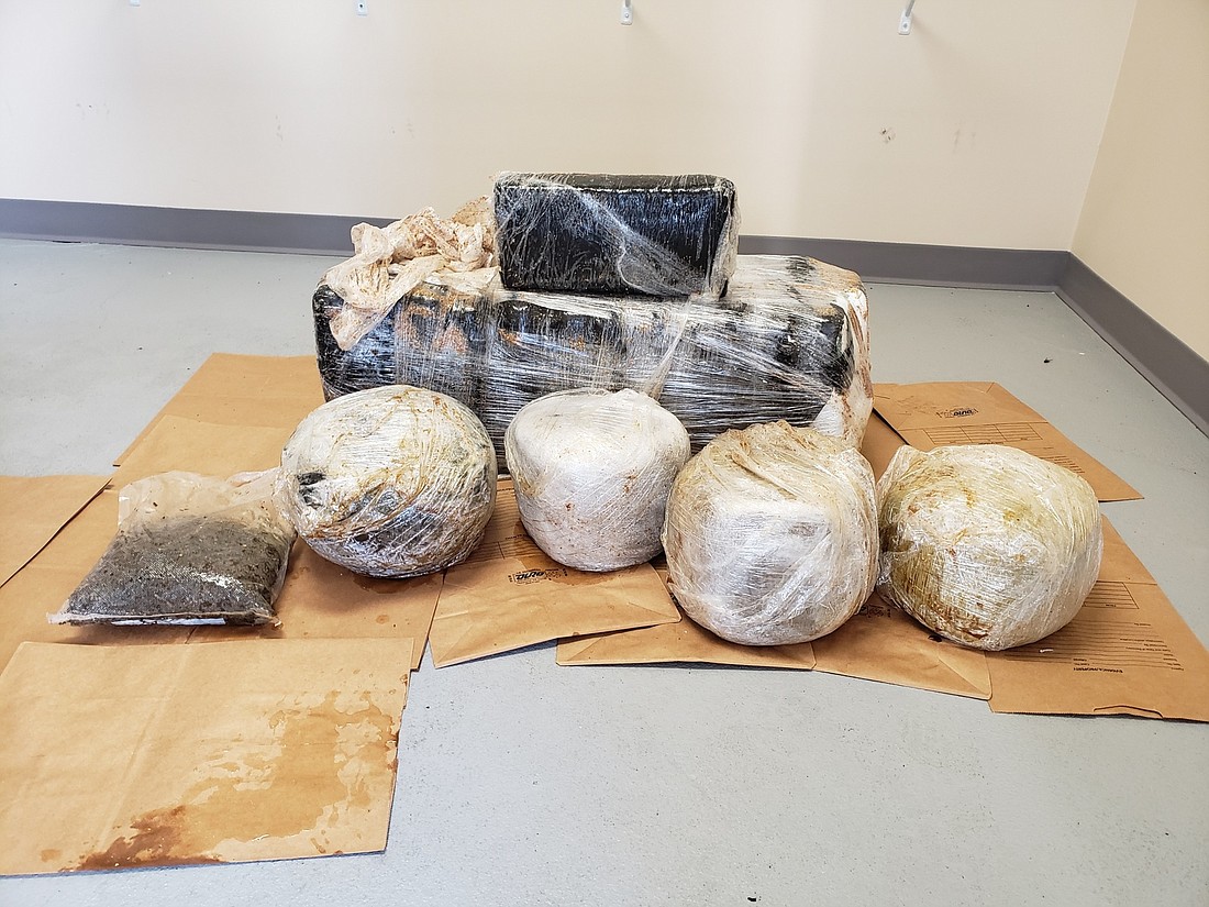 Drugs found on Flagler County beaches Sept. 12. (Photo courtesy of the FCSO)
