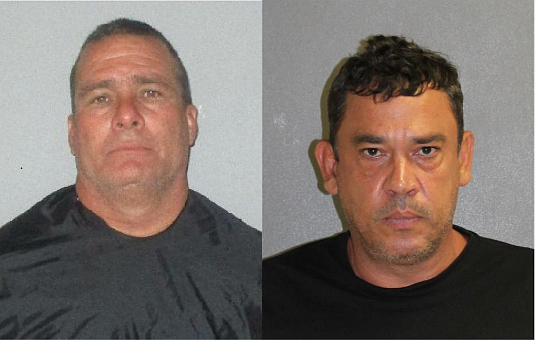 Left: Luis Moya. Right: Orlando Barcelo. Photo courtesy of the Flagler County Sheriff's Office