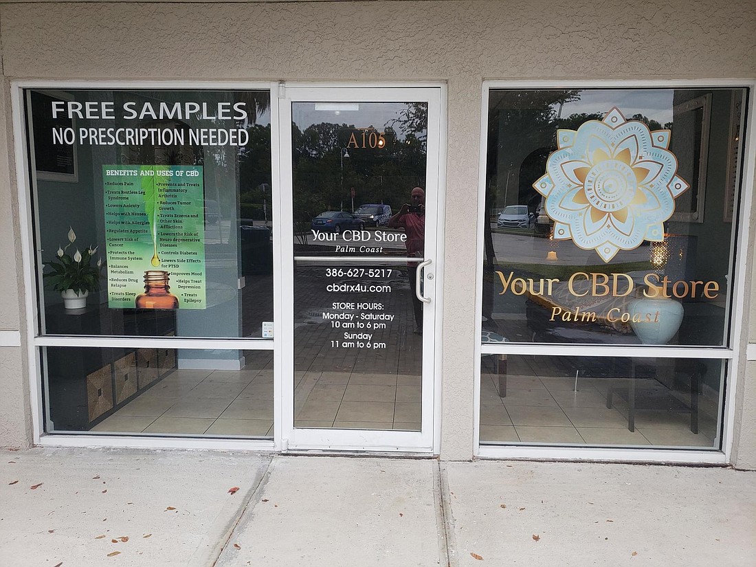 Your CBD Store Palm Coast is located at 160 Cypress Point Parkway, Suite A105. Courtesy photo