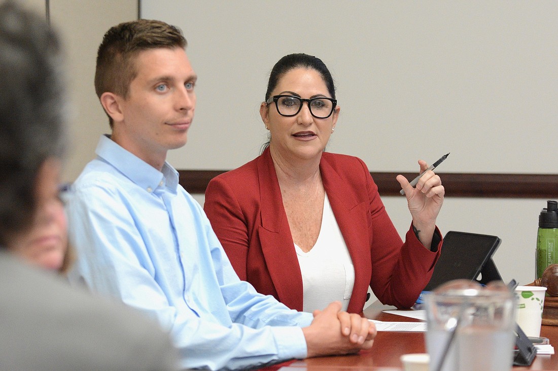 Mayor Milissa Holland, right, and City Councilman Nick Klufas (File photo)