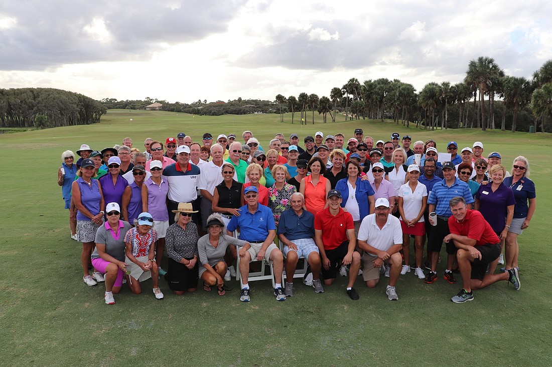 Nearly 120 golfers helped Florida Hospital HospiceCare raise $28,000 during the 16th annual Stuart F. Meyer Hospice House Golf Tournament at the Hammock Dunes Links Course in Palm Coast. Photo courtesy of Lindsay Cashio