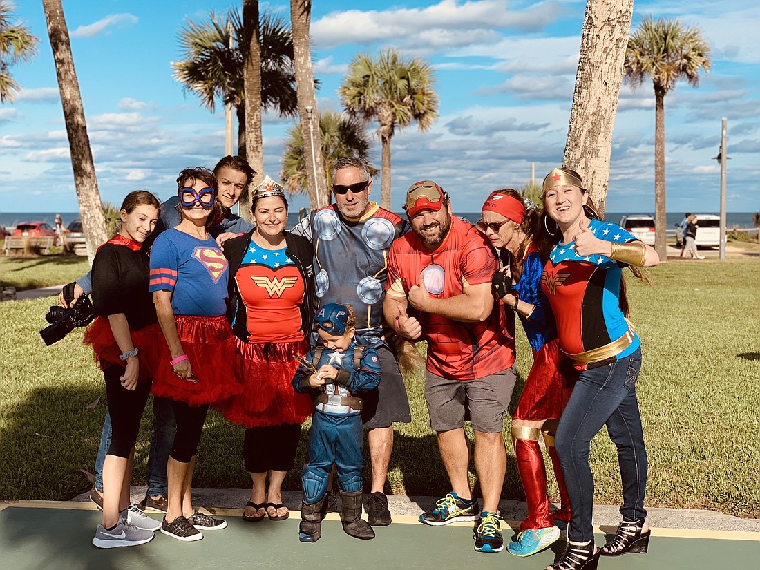 Realty Executives Oceanside and AWT Property Management joined forces to participate in the ninth-annual Flagler Funcoast Bed Race on Saturday, Oct. 27, at Flagler Beach Veterans Park. Courtesy photo