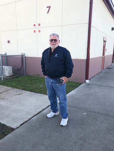 Tom Jones has been the RES maintenance man since the school's opening in 2006. Photo courtesy of Rymfire Elementary School's Twitter