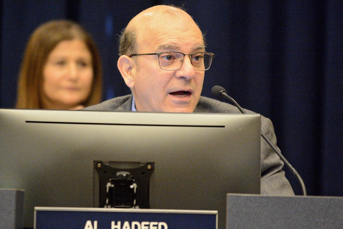 County Attorney Al Hadeed speaks at a County Commission workshop Feb. 4. (Photo by Jonathan Simmons)