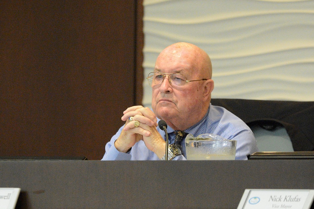 City Councilman Jack Howell at a council meeting Feb. 19. (Photo by Jonathan Simmons)