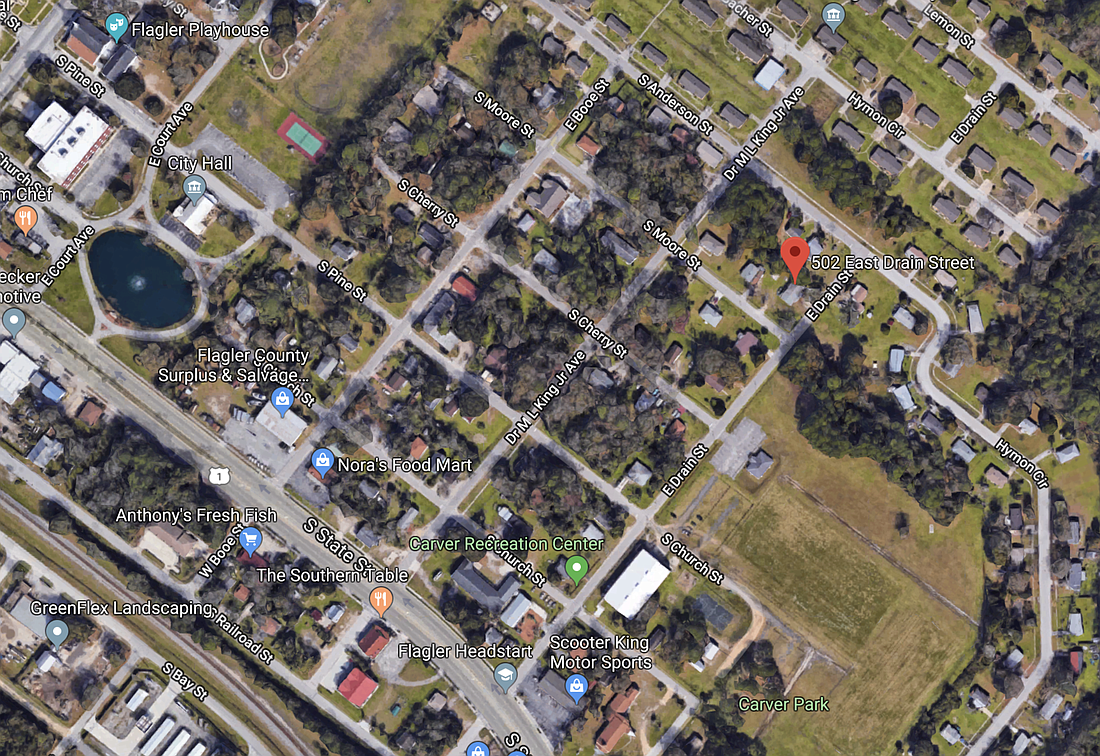 The fire May 15 occurred at 502 E. Drain Street. (Image from Google Maps)