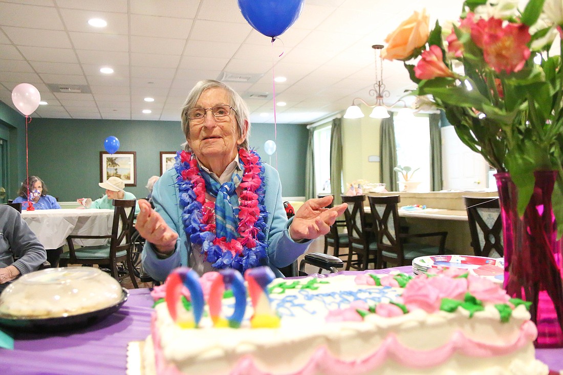 Louise Bush turned 100 years old on July 15. Photo by Paige Wilson