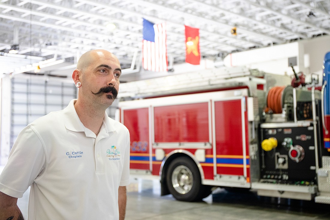 Chaplain Christopher Cottle. Photo by Paola Rodriguez