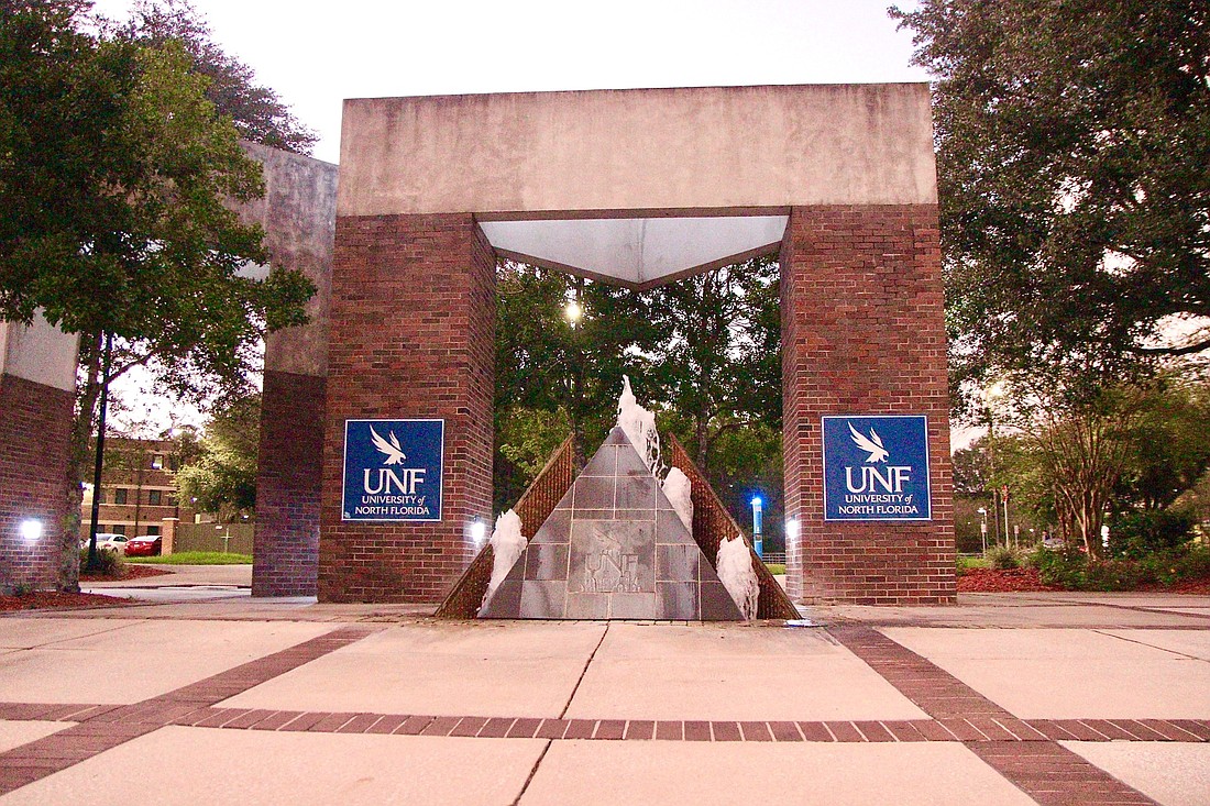 On the University of North Florida campus in Jacksonville (Photo by Jonathan Simmons)