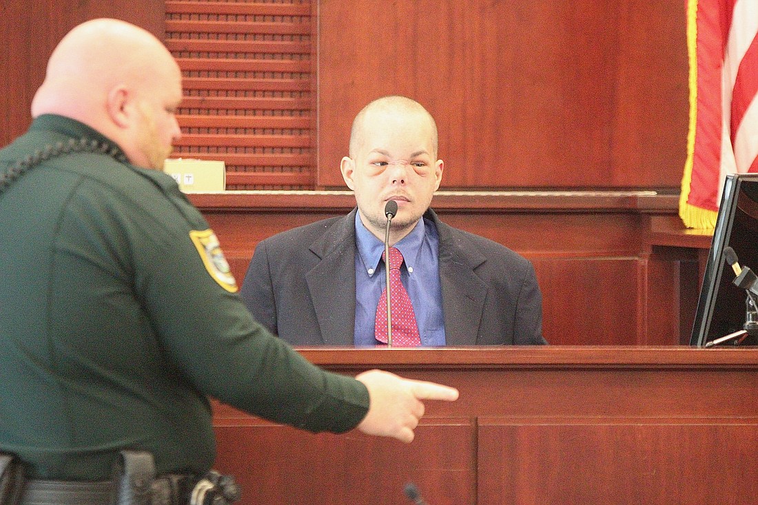 Joseph Frank Bova testifies in court (Photo by Jonathan Simmons)