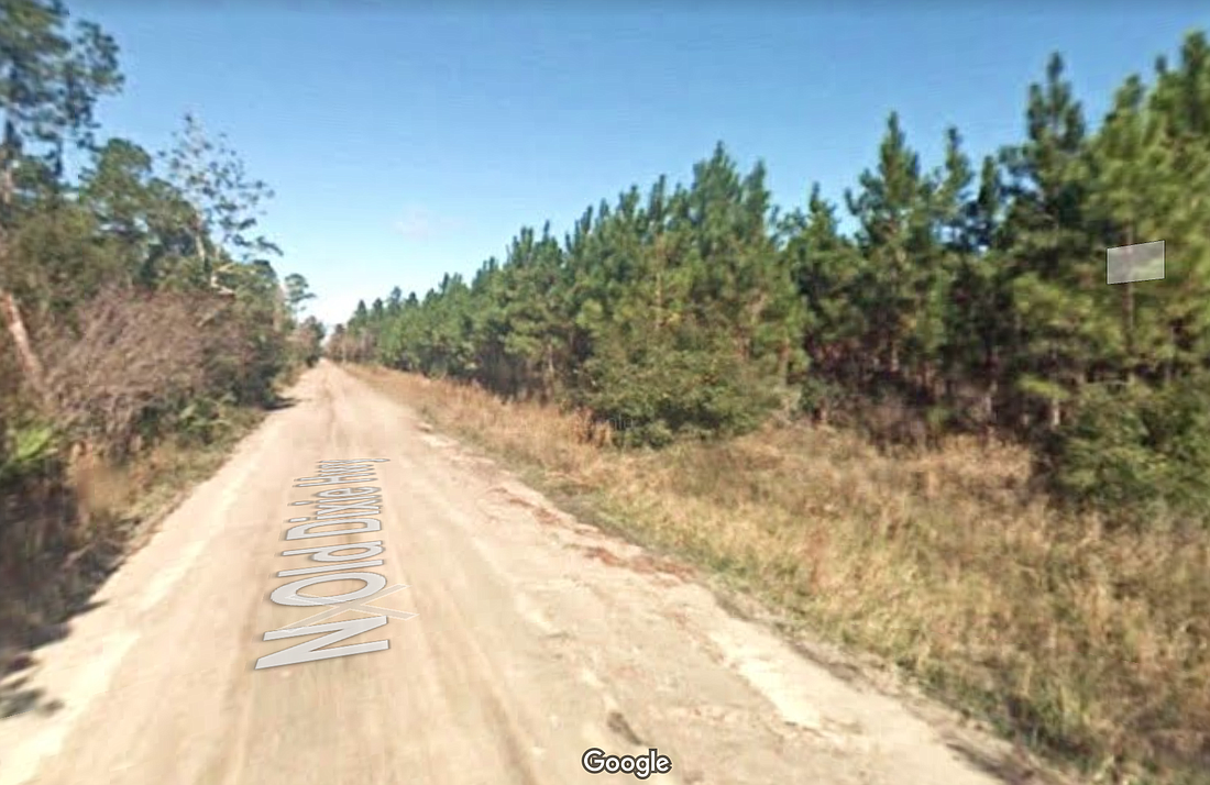 The crash occurred 7 miles north of Espanola, on the Old Brick Road. Google Maps image