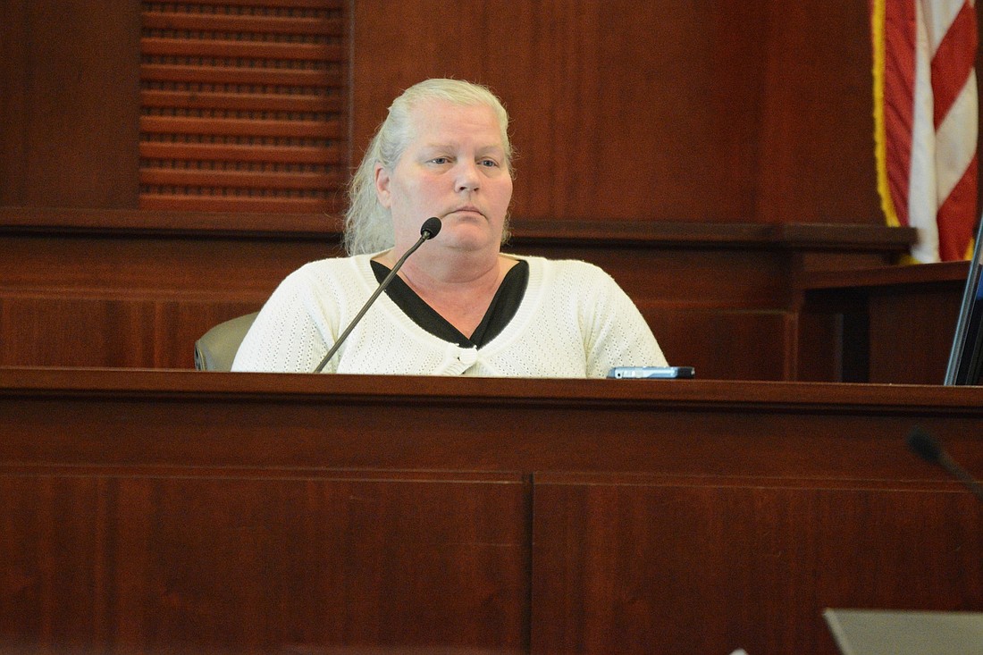 Dorothy Singer on the witness stand. File photo