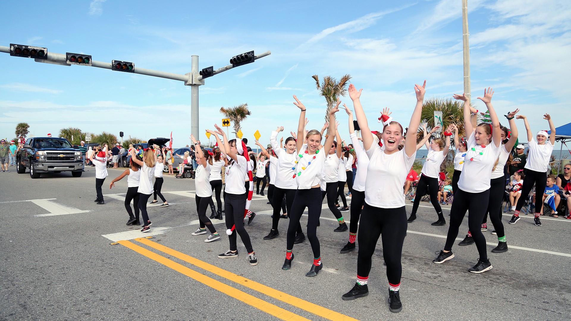 Santa drops in for Flagler Beach parade Observer Local News Palm