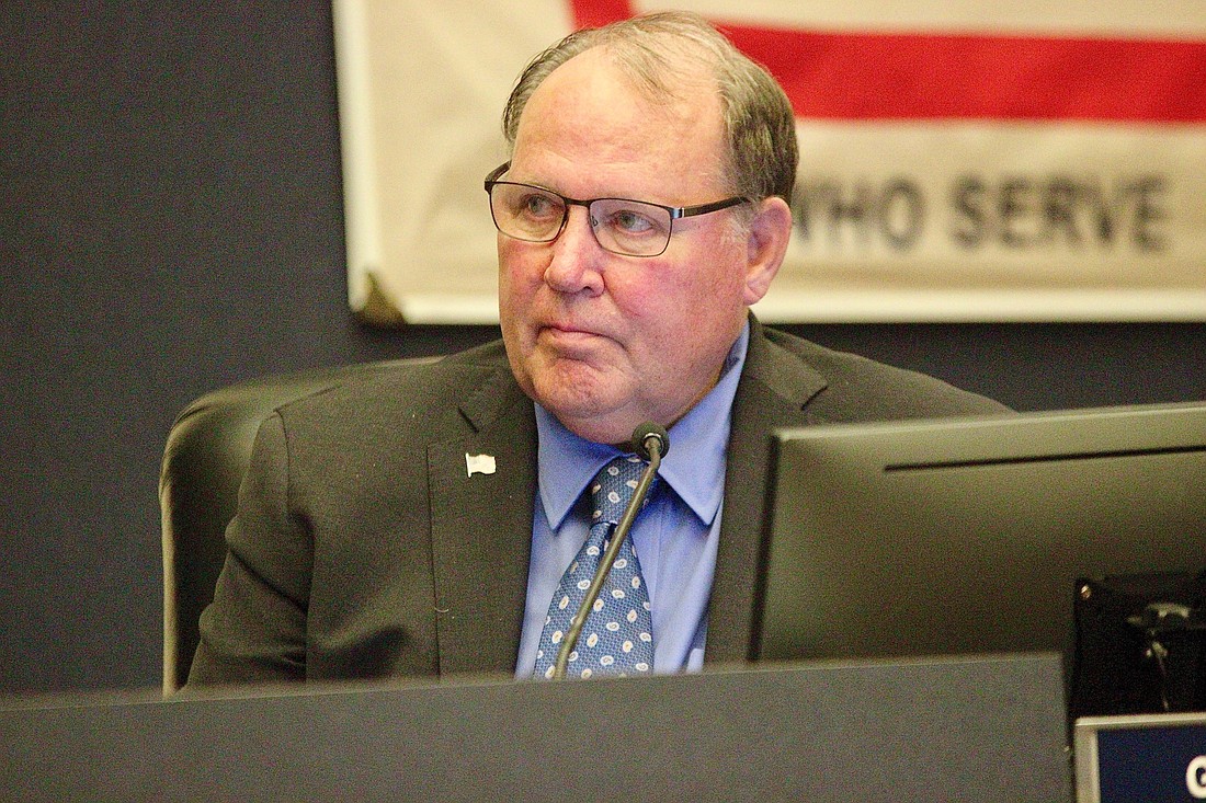 County Commissioner Greg Hansen at a County Commission meeting Dec. 9. Photo by Jonathan Simmons