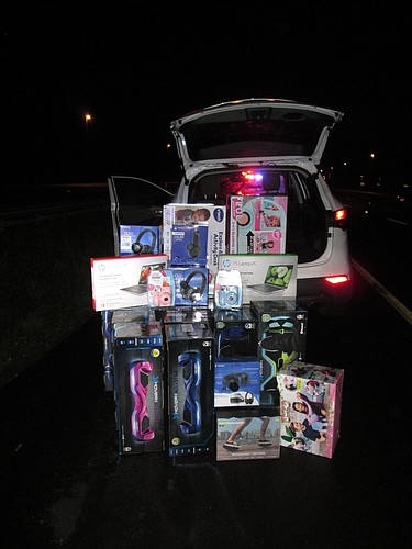 The stolen merchandise. Photo courtesy of the FCSO