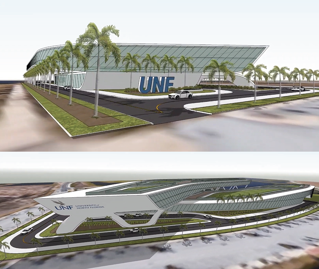 The UNF MedNex building proposed for Palm Coast's Town Center. Image courtesy of the city of Palm Coast