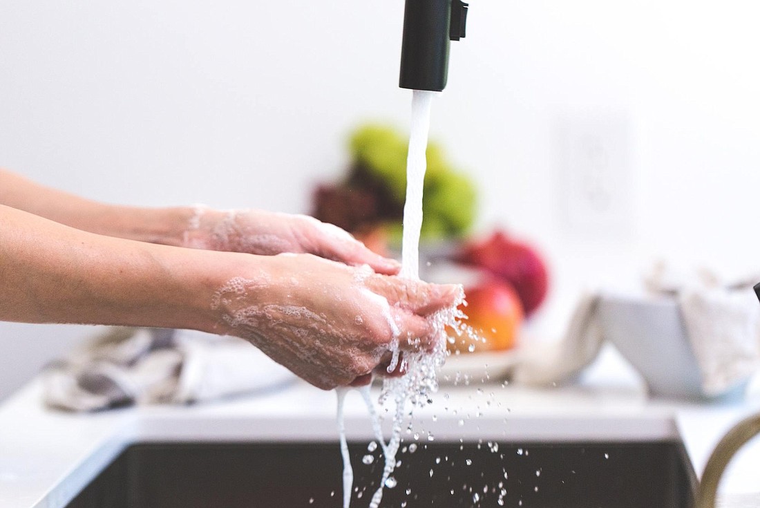 To prevent viruses from spreading, wash your hands regularly. Stock image from pexels.com.